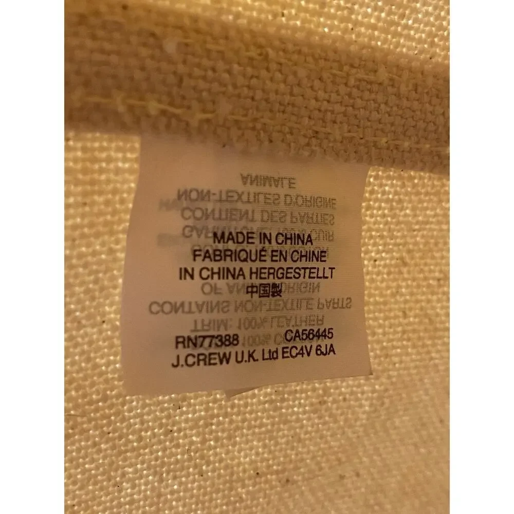Madewell Somerset Canvas & Leather Backpack Y2K Style Bag Casual Coastal Travel